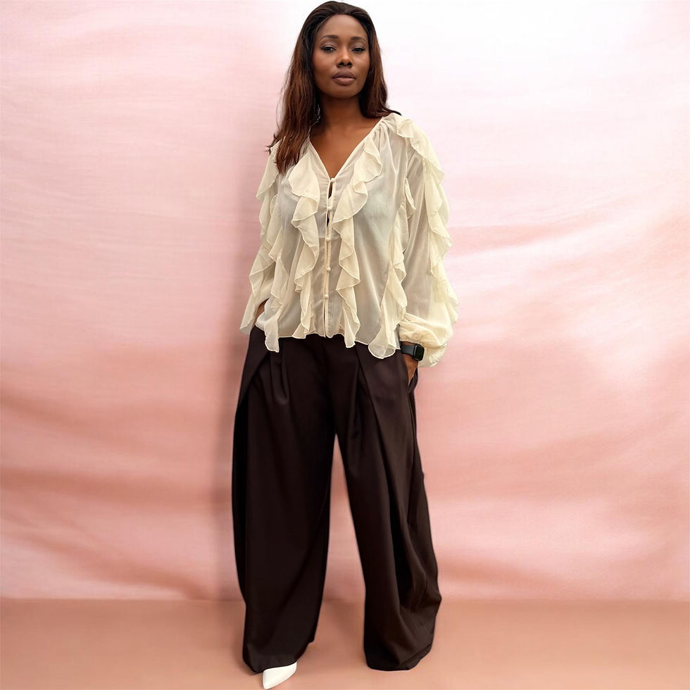 Miniature : Blouse à volant 
