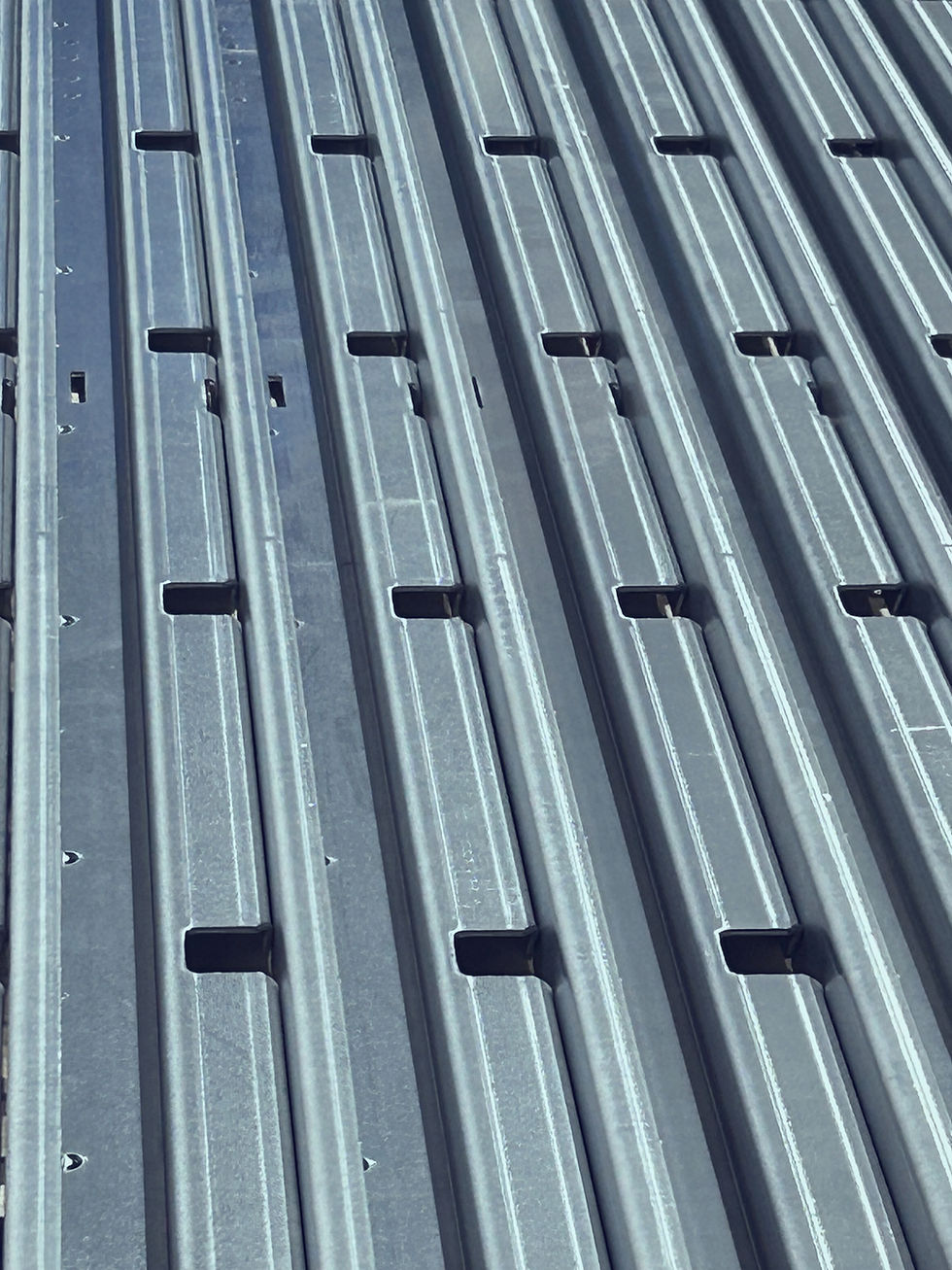 metal part production after electric and hydraulic press brakes finished