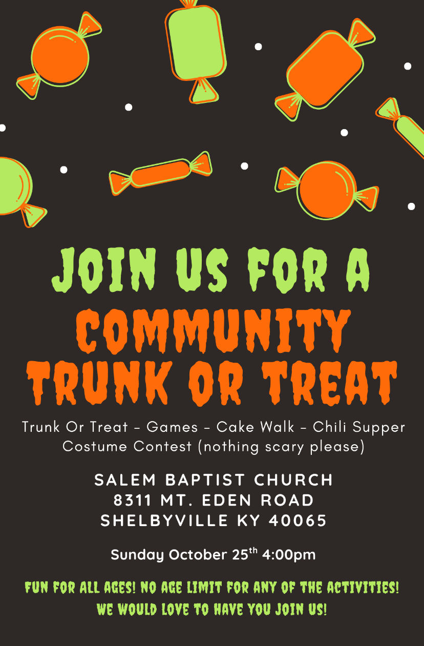 Trunk or Treat
