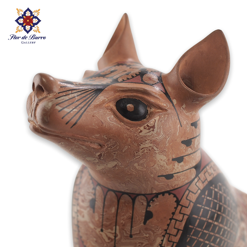 Thumbnail: Nico Ortiz Jr. | Marbled Fox | Mata Ortiz Pottery