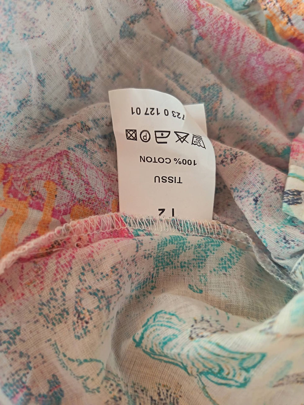 Miniature : Chemise légère patchwork T-38/40 Armand Thiery 