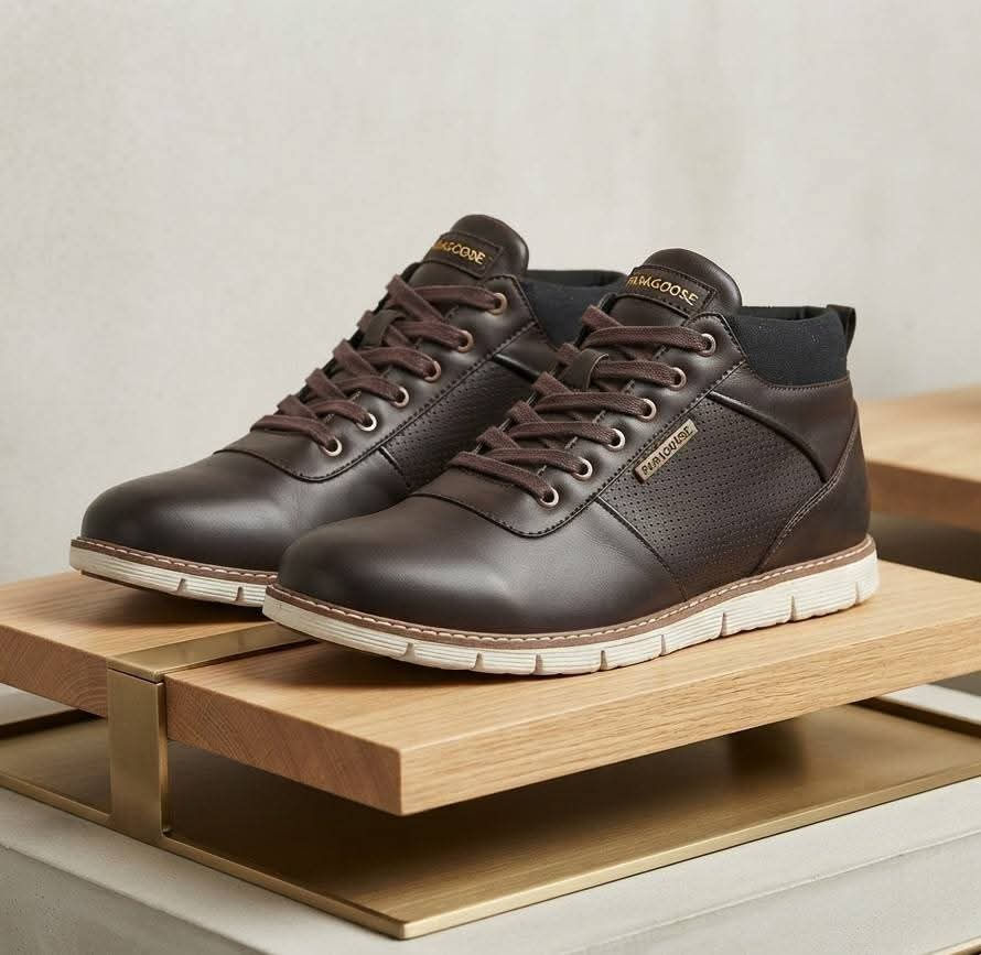 Chaussure montantes cuir Marron Paragoose P-45