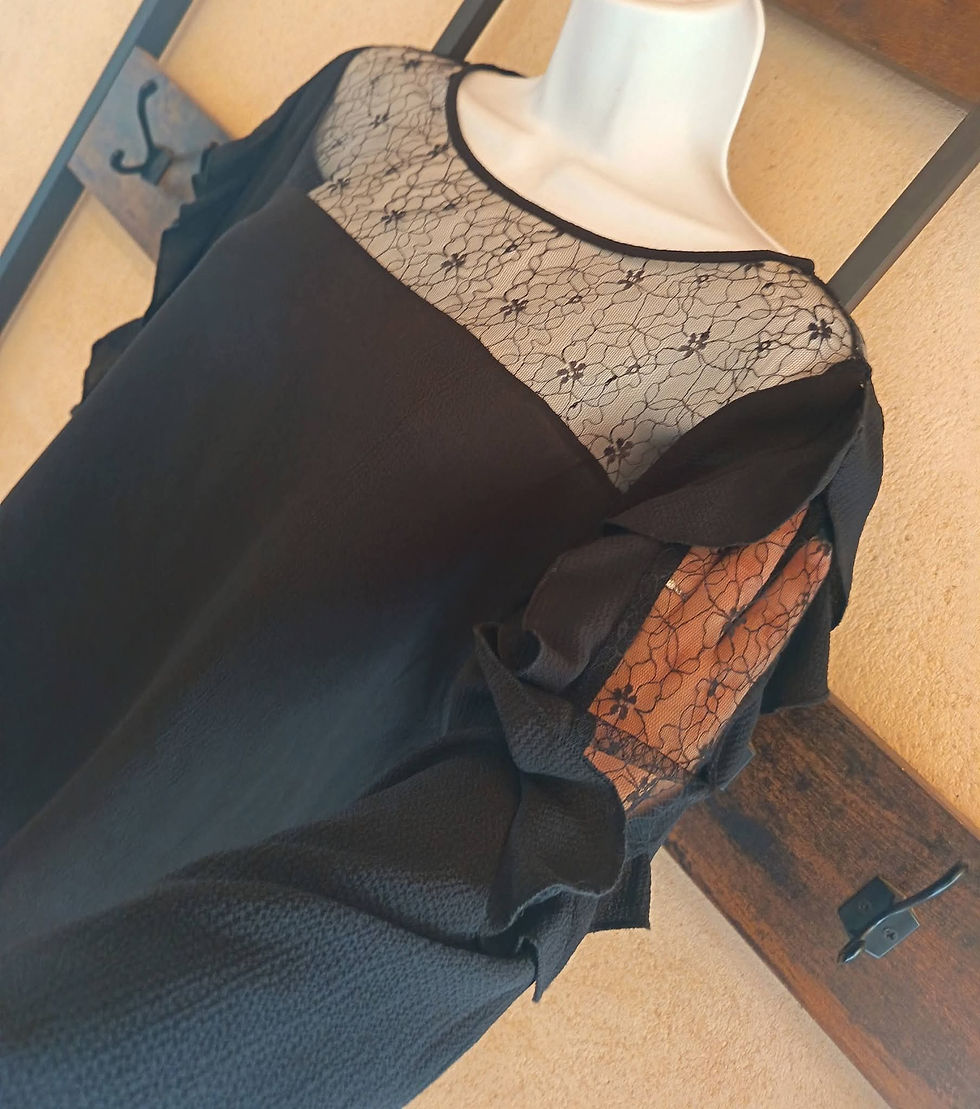 Miniature : Blouse élégante en dentelle T-S/M