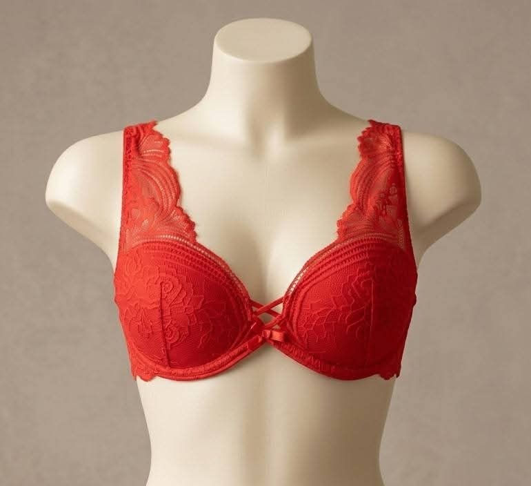 Miniature : Soutien gorge Rouge passion Neuf 90B 