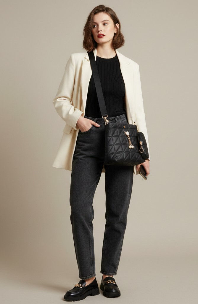 Miniature : Sac a bandoulière et son porte monnaie Neuf 