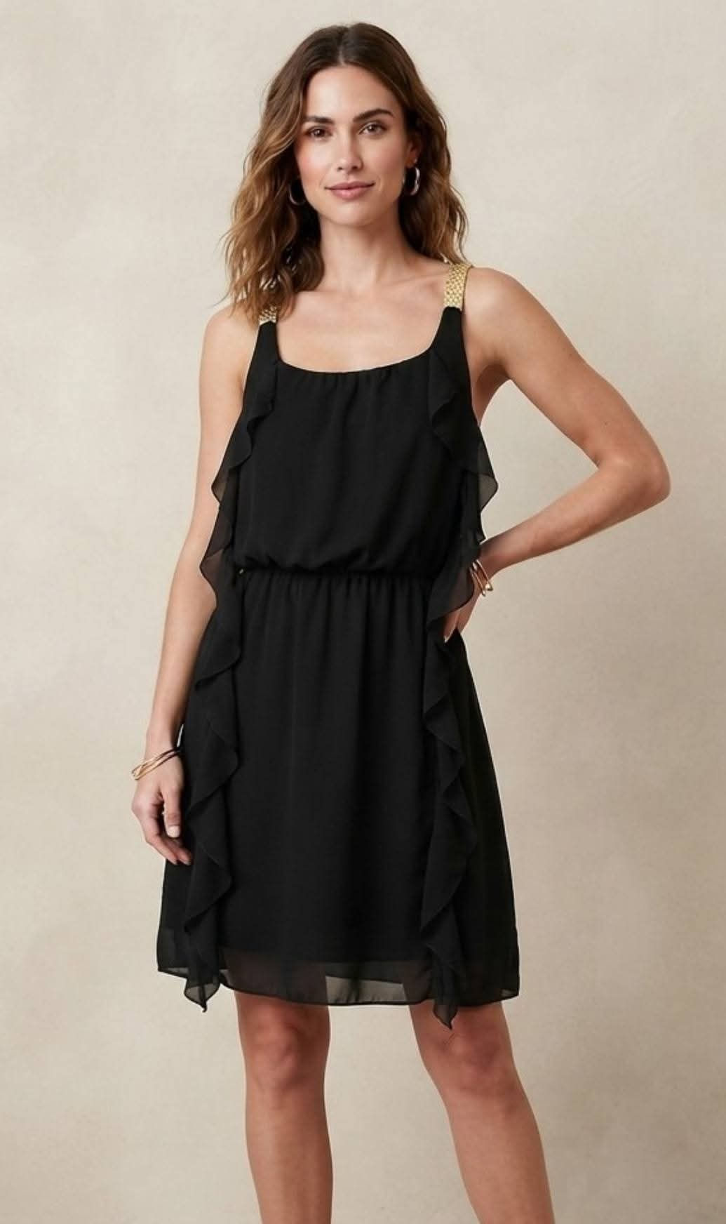 Robe Habillé à volants T-M