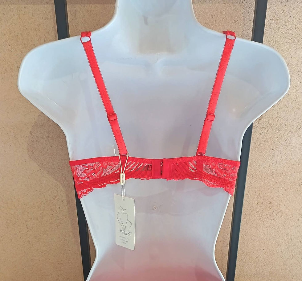 Miniature : Soutien gorge Rouge passion Neuf 90B 