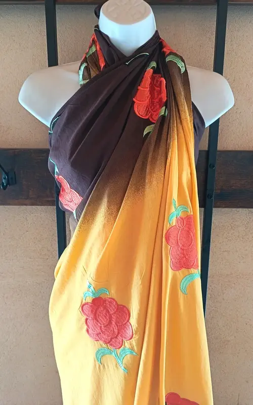 Miniature : Paréo Multi-Fonction fleurie T-Unique 