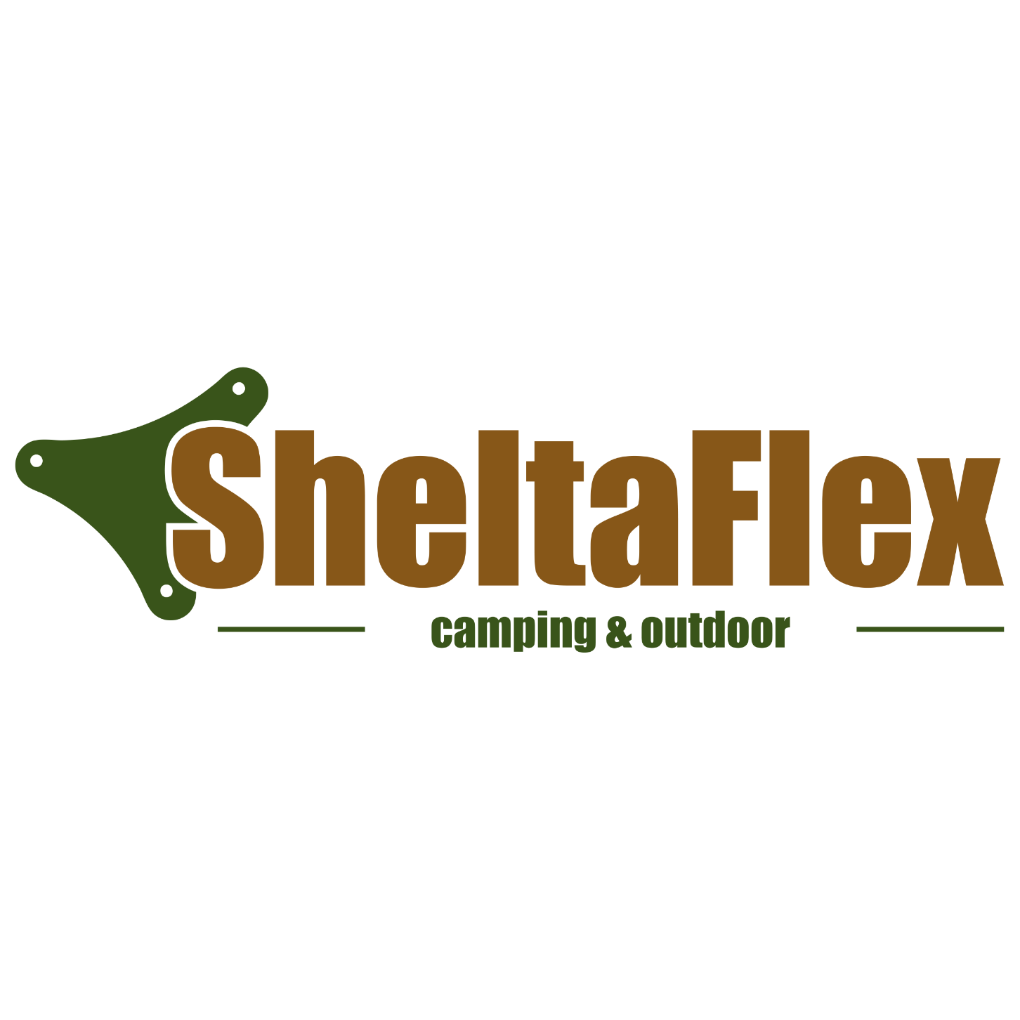 SheltaFlex Logo – modulare Outdoor-Systeme für Camping, Garten und Freizeit