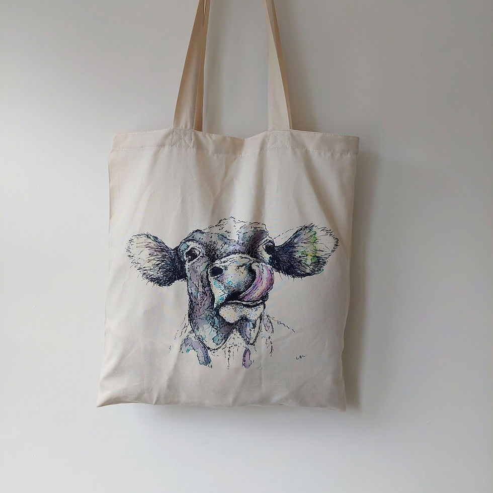 Thumbnail: Cow Tote Bag
