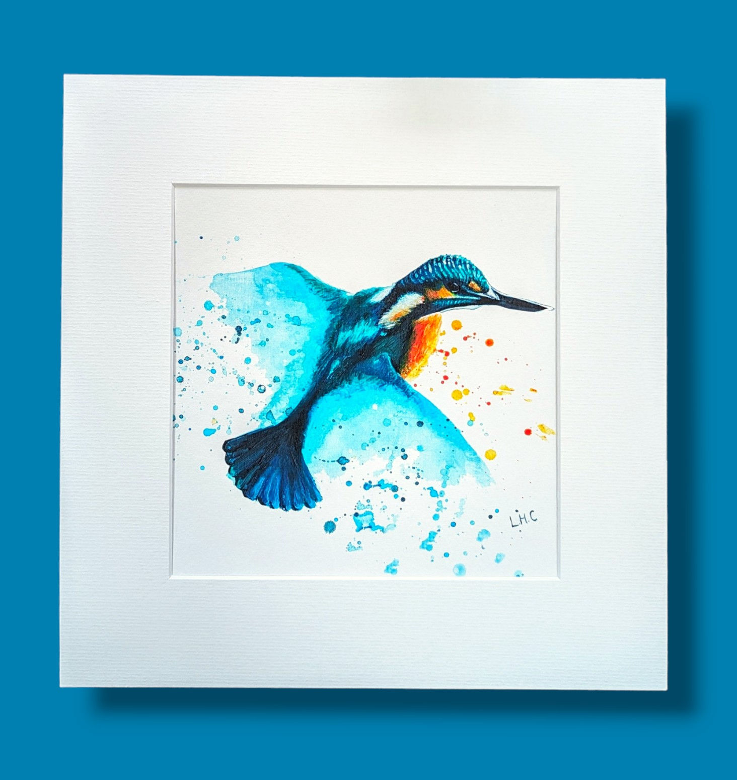 The Kingfisher - Mounted Giclée Print