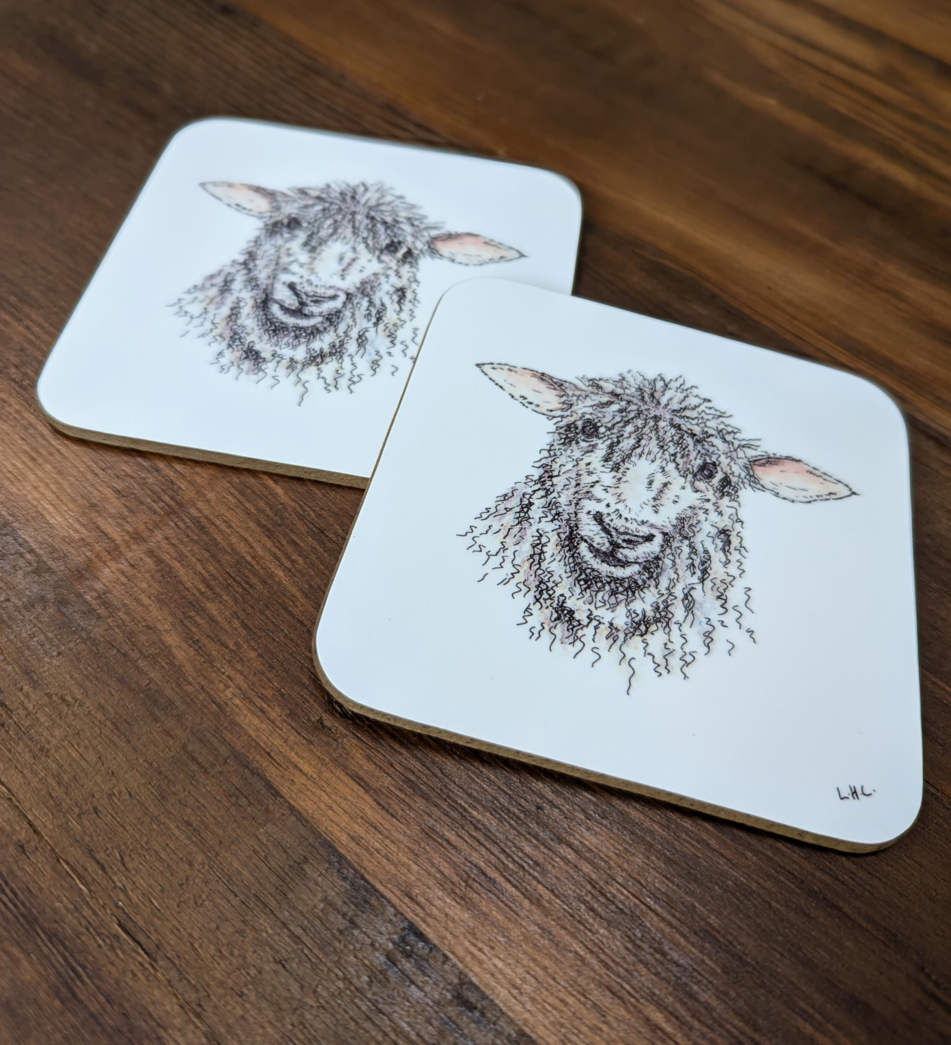 Cotswold Sheep Coaster - Individual