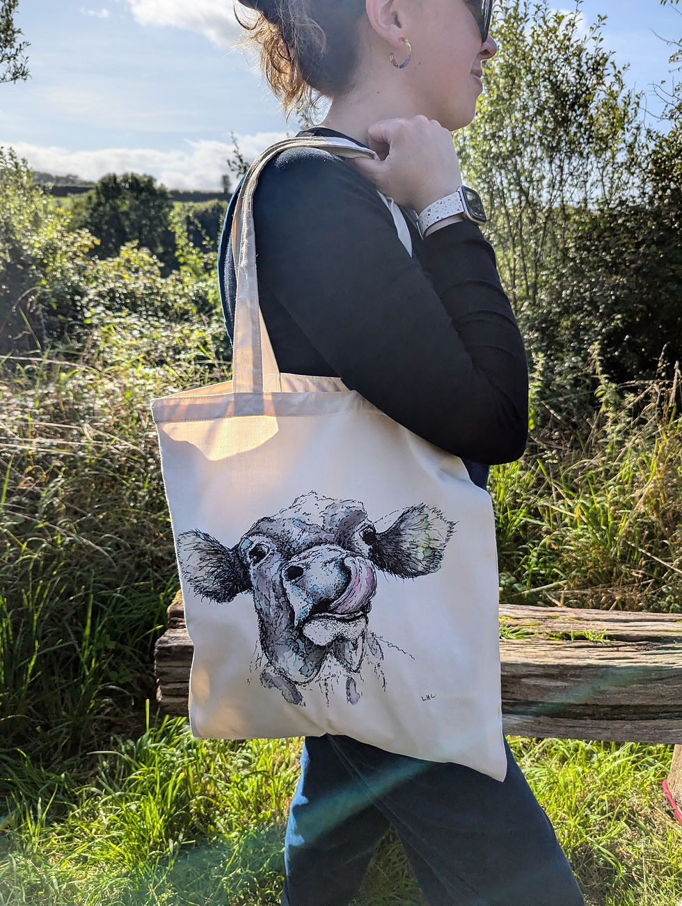 Thumbnail: Cow Tote Bag