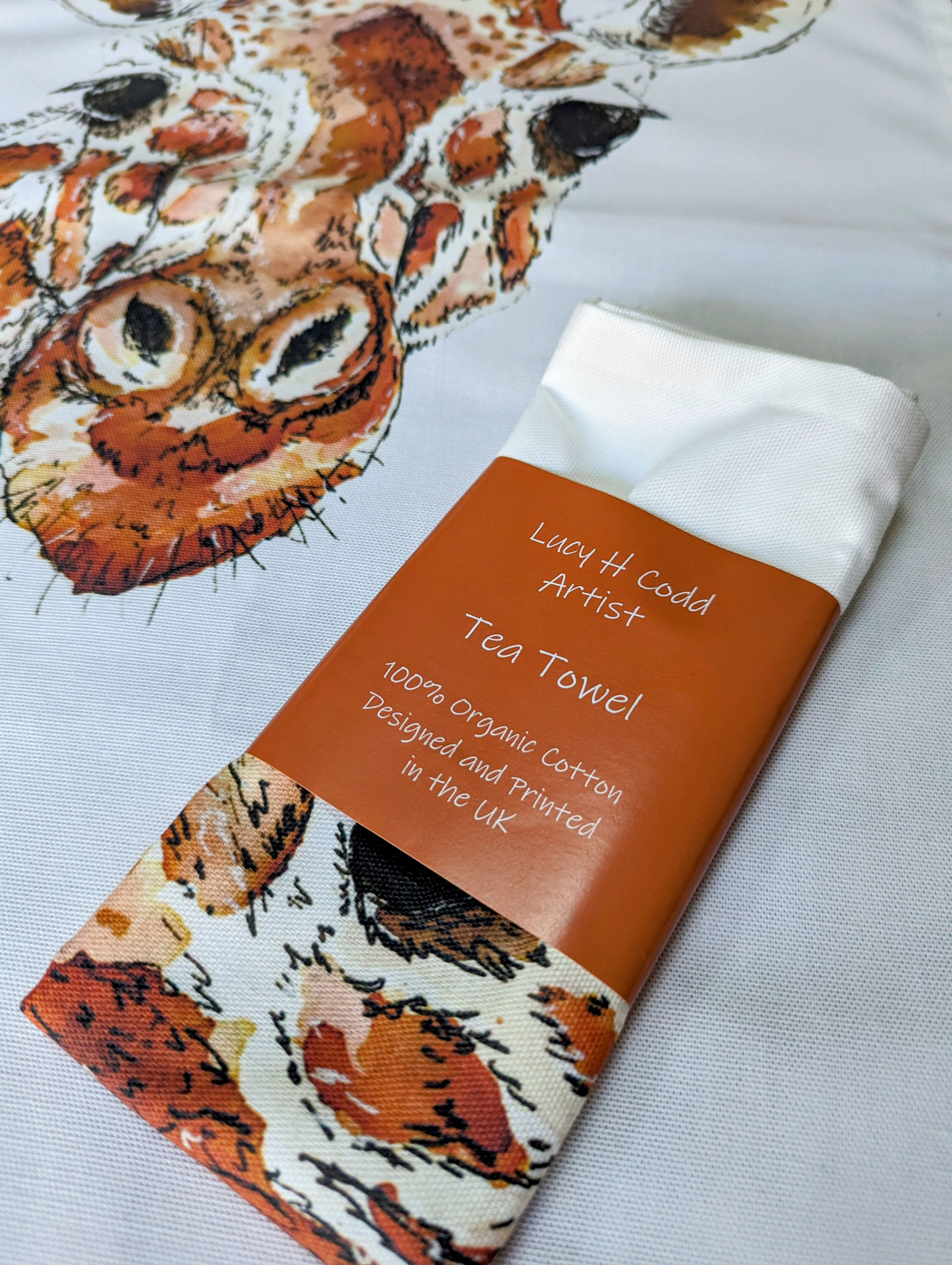 The Giraffe Tea Towel