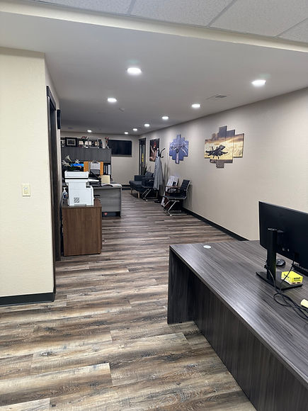 Clean and organized commercial office environment maintained by a professional janitorial service in Hartford, WI.