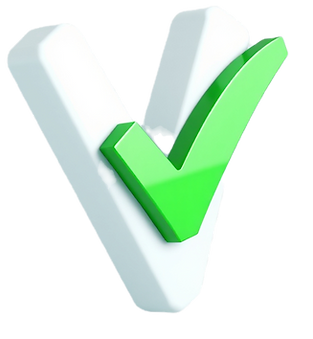 green checkmark