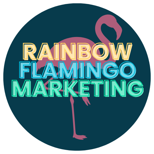 Rainbow Flamingo Marketing Logo Icon.png