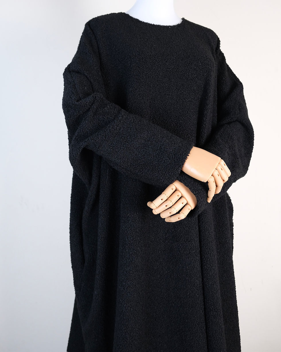 Miniatyrbild: Winter boucle bisht abaya 