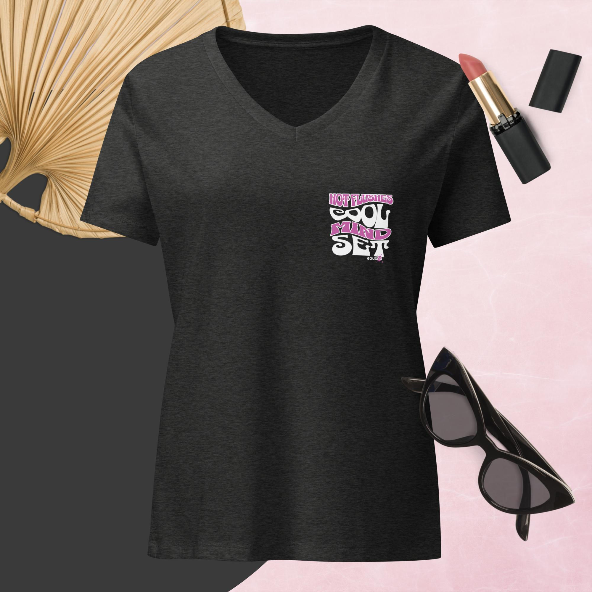 HOT FLUSHES - COOL MIND SET relaxed v-neck