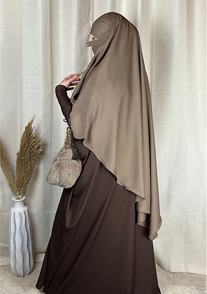 Short front Luxury Diamond Khimar
