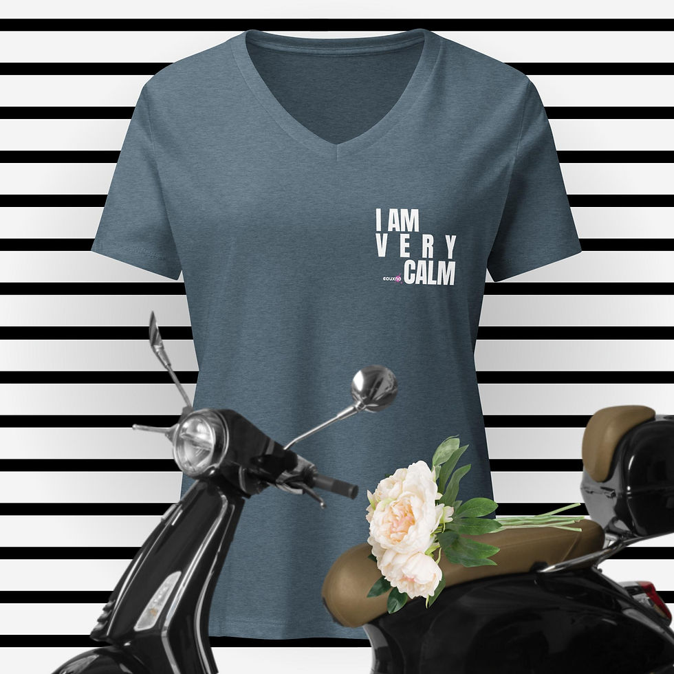 Thumbnail: I AM VERY CALM relaxed v-neck