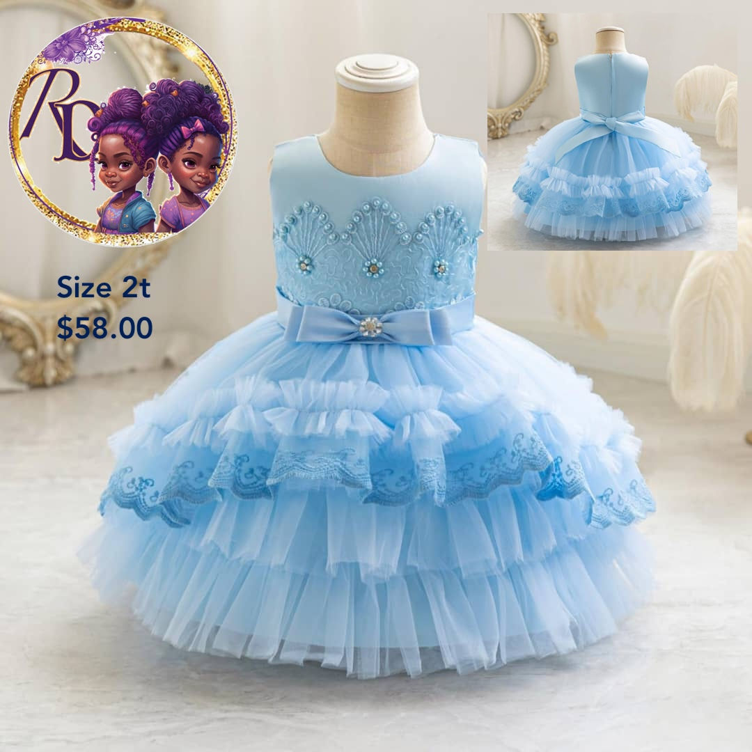 Sky Blue layer Dress