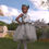 Thumbnail: Teal Green Vintage Peplum tutu Dress