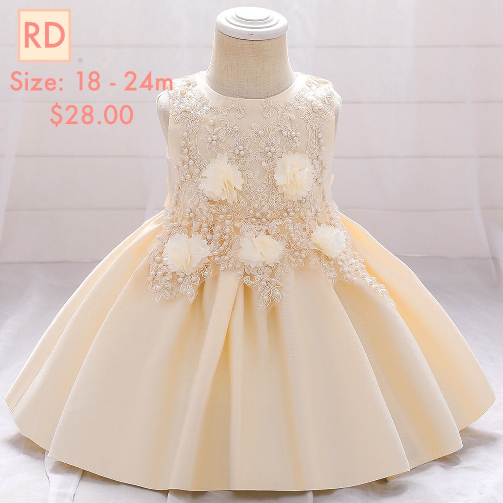 Cream garden dress