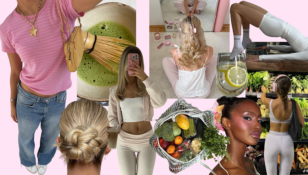 The 'clean girl' aesthetic - As seen on Pinterest