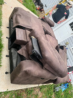 Furniture that SPC Junk Removal & Hauling is hauling away
