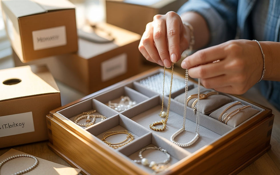 Can I Use a Jewelry Box to Pack Necklaces for Relocation?