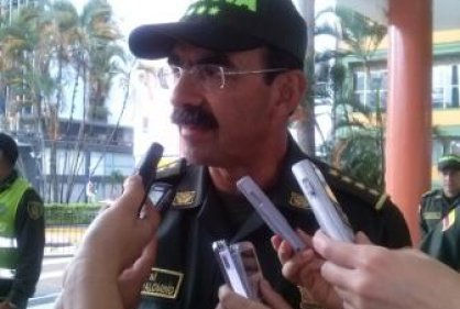 General Palomino invitó a los tolimenses a denunciar