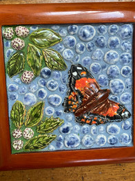 Kamehameha Butterfly Ceramic Mosaic