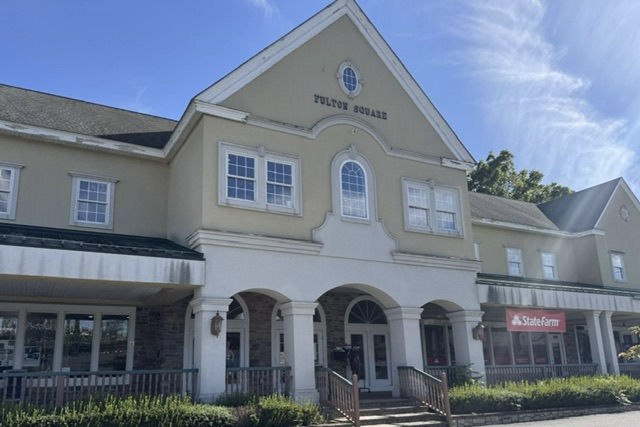 At the far right of this inviting complex at Fulton Square, Amada's Mexican Restaurant and Bar offers an amazing variety of foods in the restaurant, at the bar, and its beautiful veranda. When the Trail right behind it gets busy  there will be  cafe events both on the veranda and Summer tables within the view of hikers at the Route 208 intersection.