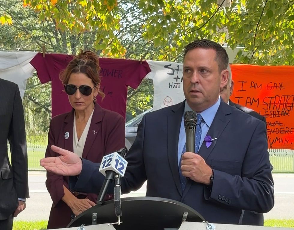 Orange County Officials Gather at Annual Domestic Violence Clothesline Project & Commit to Legal and Financial Changes