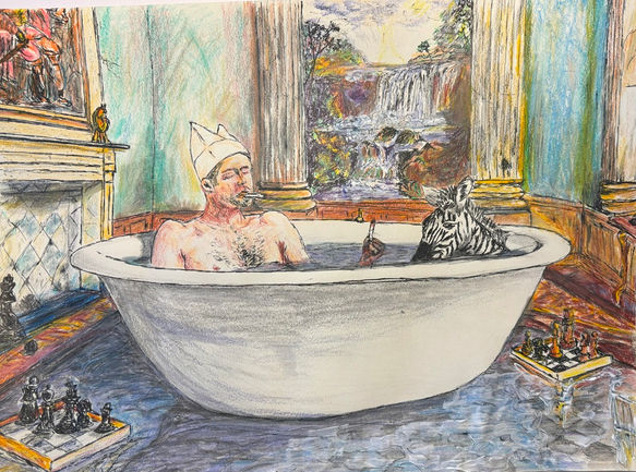 Peace Negotiations | Colorpencil | Surreal landscapes | Eugen Serbanescu | TERAVARNA