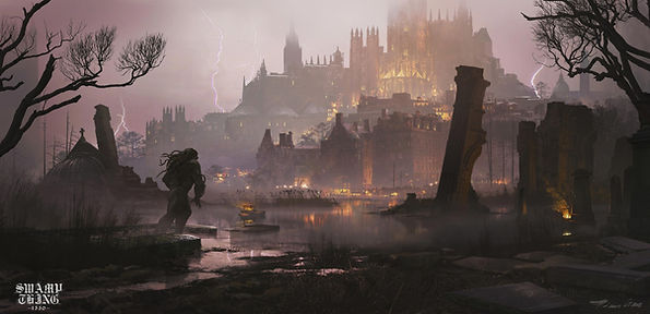 Swamp Thing 1350 - Way to the Town | Photoshop