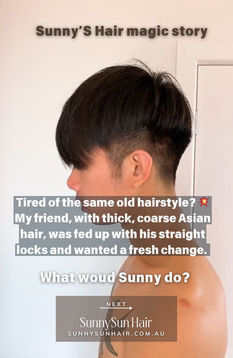 Asian Hair Transformed into a Western Men’s Quiff 1