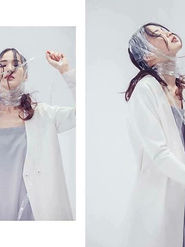 Flat shooting creative hairstyle by _sunnysun_hairstyle _Makeup by photographer by model b