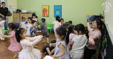 Trạm đọc sách Nhà Chuột tại Mầm non Wisdom Garden: Cùng bé đọc “Cho tớ một phần với!”