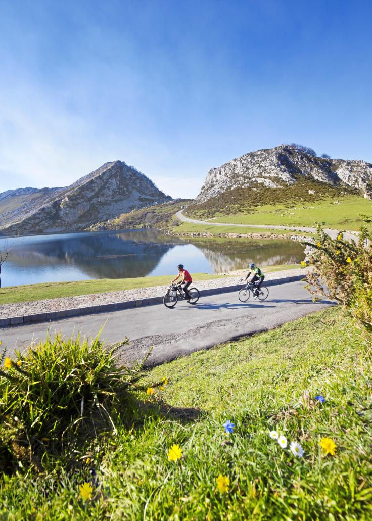 Lago Enol Bicicleta