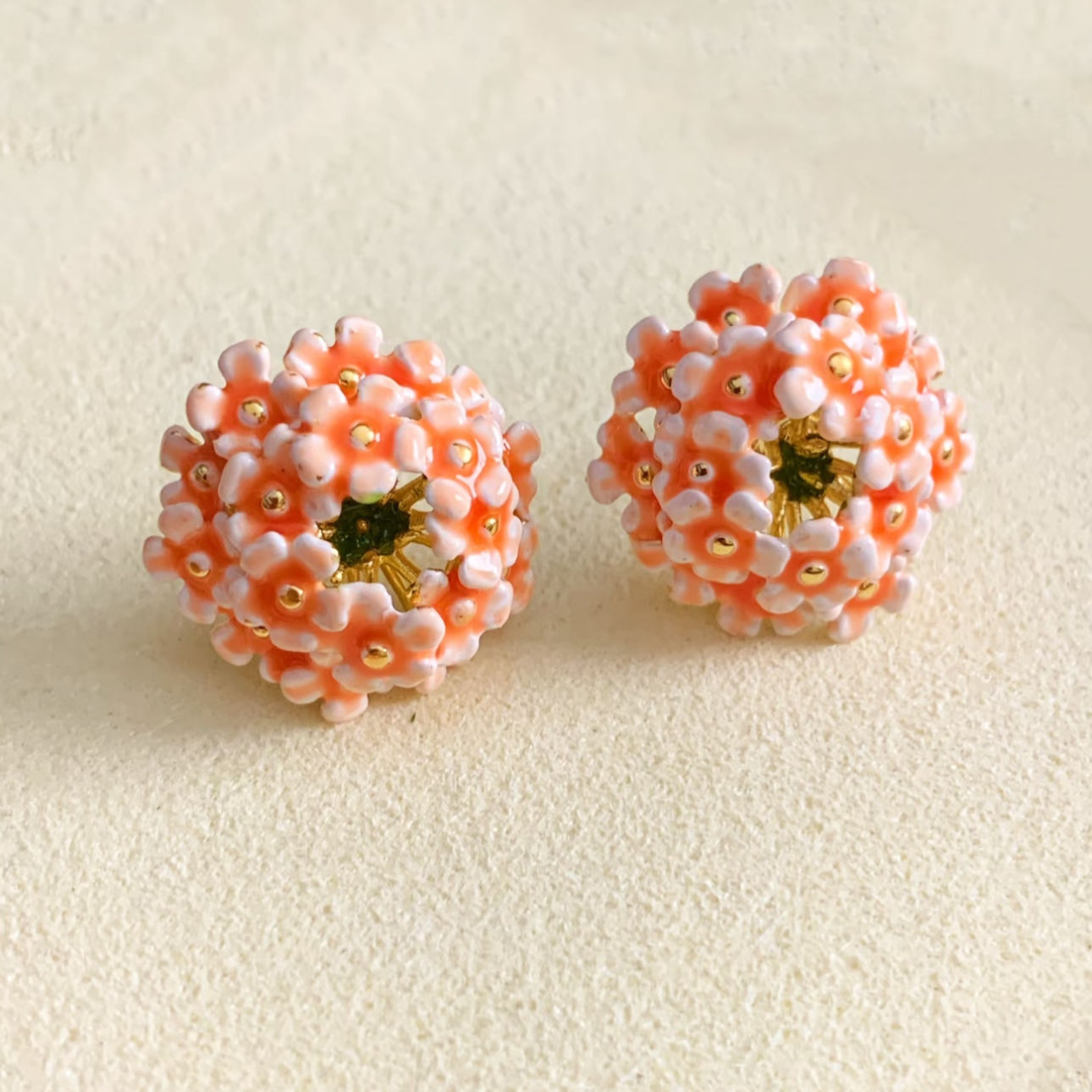 Hydrangea S925 Sterling Silver Earrings