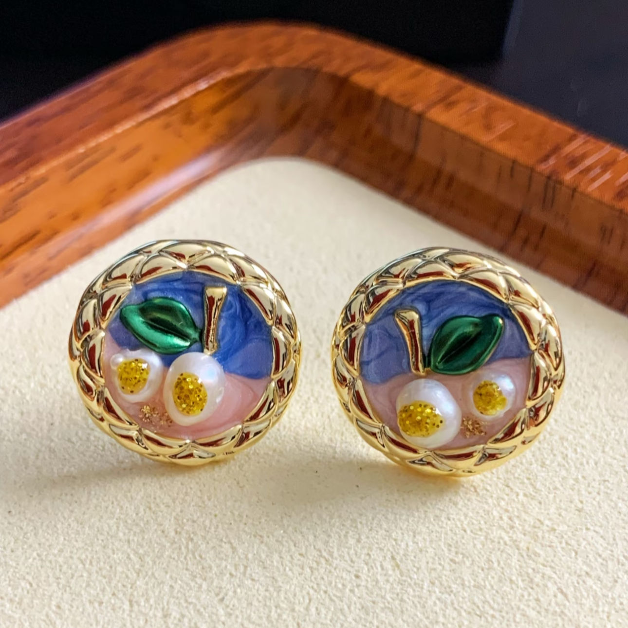 Cherry Pearls S925 Sterling Silver Earring