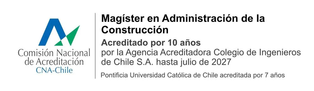 Acreditación 10 años Magíster en Administración de la Construcción