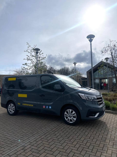 Grey CC van