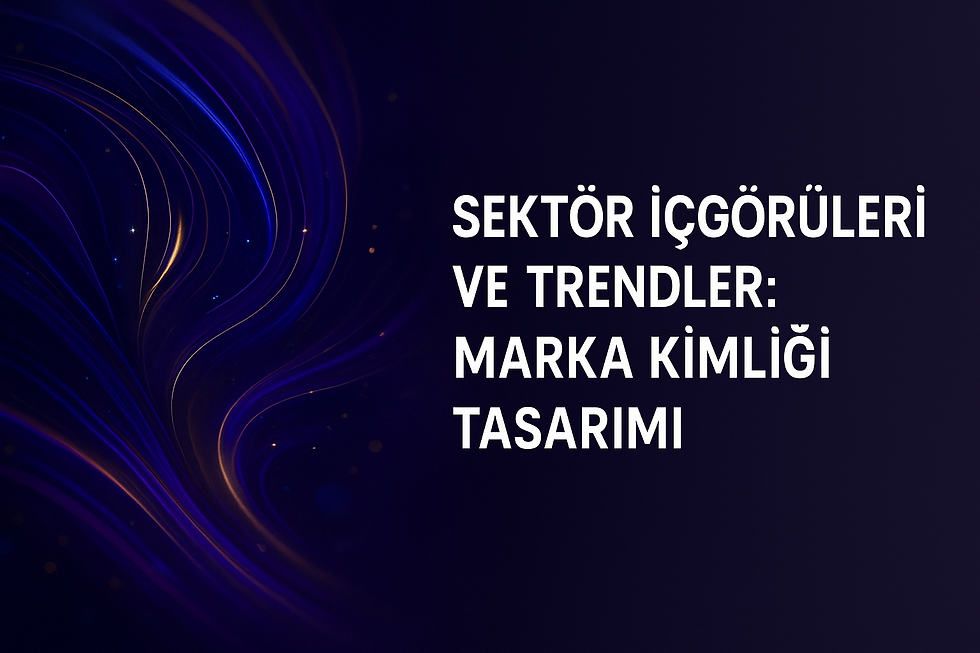 Yüksek açılı görünümde bir marka kimliği tasarım süreci