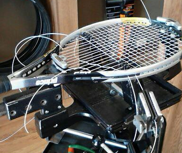Racquet stringing, gripping, and over gripping