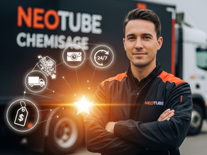 Un technicien expert de NEOTUBE CHEMISAGE illustrant les 5 critères pour choisir un déboucheur professionnel : le camion hydrocureur, l'inspection caméra, la disponibilité 24/7, les avis clients et la transparence des prix.