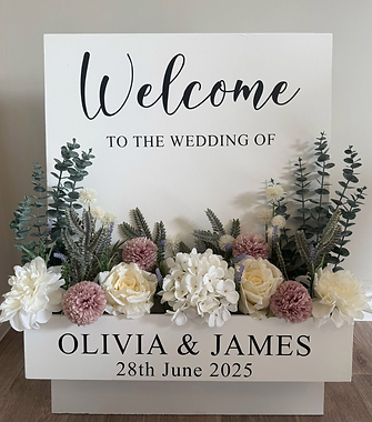 Welcome Sign Event Decor