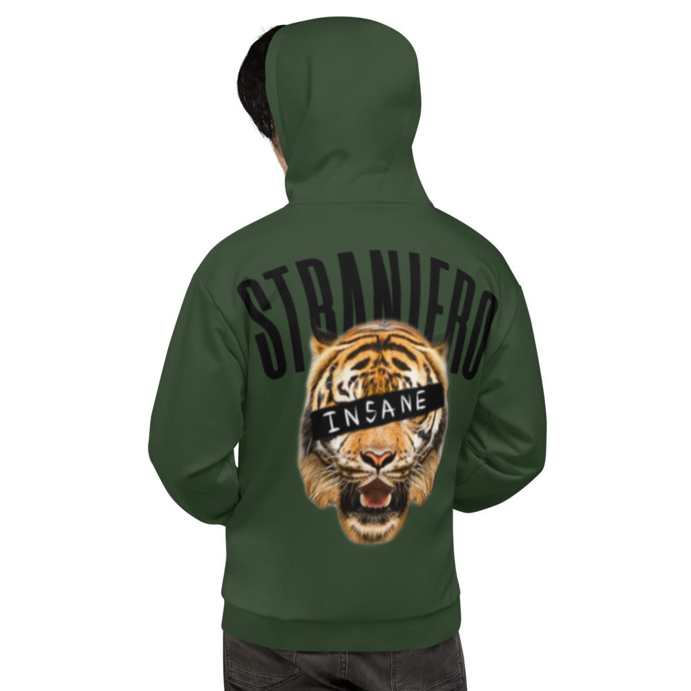 STRANIÈRO-M2: Insane Tiger Hoodie